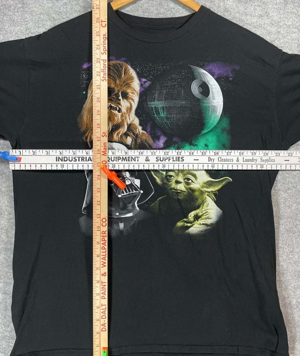 Fifth Sun Star Wars Characters Graphic T-Shirt XL Black - Picture 3 of 6